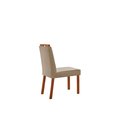 Ver imagem 4 de Conjunto Sala de Jantar Mesa Floripa e 4 Cadeiras Pérola Madeira Maciça Veludo Bege