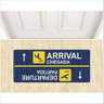 Tapete Vinil Departure Arrival 70x30cm Decorativo para Porta - 1