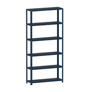 ESTANTE DE AÇO 175X92X30 6 PRAT. C/ REFORÇO PANDIN - AZUL DEL REY EP-6AR-VU-175