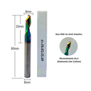 Ver imagem 2 de Fresa Pantógrafo Corte Ø8 X Ac20mm X Haste Ø8mm X Ct 80mm