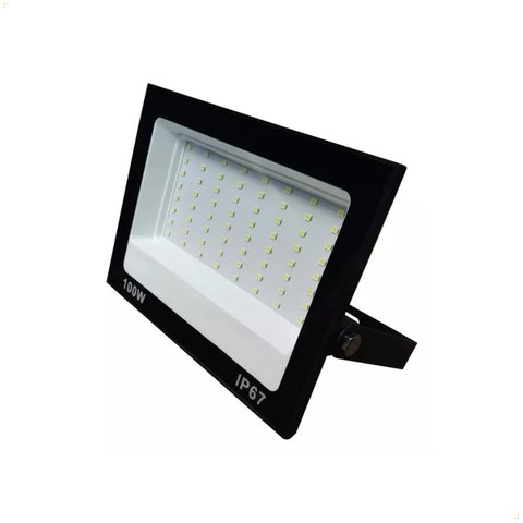 Refletor Holofote Led 100w Branco Frio 6000k Bivolt