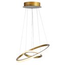 Ver imagem 2 de Lustre Pendente Taschibra Montreal 25W Led Bivolt Ouro Fosco