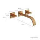 Ver imagem 2 de Misturador de Parede para Lavatório Red Gold Deca Cod: 1878.gl33.rd