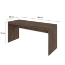 Ver imagem 5 de Escrivaninha Mesa Escritório Diretor 160cm Turim Espresso Móveis