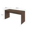 Escrivaninha Mesa Escritório Diretor 150cm Turim Espresso Móveis - 5