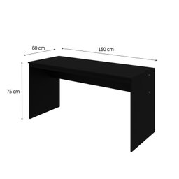 Mesa para Escritório Diretor 150cm Turim Espresso Móveis - 5