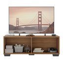 Ver imagem 4 de Rack Tv até 50 Polegadas com Espelhos 4 Portas Multimóveis Mp1083 Rustic/preto