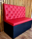 Ver imagem 1 de Conjunto 2 Poltronas e 1 Mesa 1.10m o Rei Das Poltronas Conjunto Booth