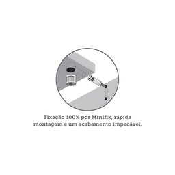 Nicho Aéreo para Ponte Modulado 97cm Prime Luciane Móveis - 3