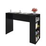 Bancada Cozinha Americana Gourmet com Prateleiras Netmobil - Preto - 5