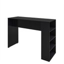 Ver imagem 6 de Bancada Cozinha Americana Gourmet com Prateleiras Netmobil - Preto