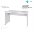 Ver imagem 6 de Escrivaninha Mesa Escritório 120cm Office Turim Espresso Móveis