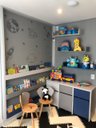 Ver imagem 1 de Adesivo de Parede Infantil Espaço Sideral - Preto