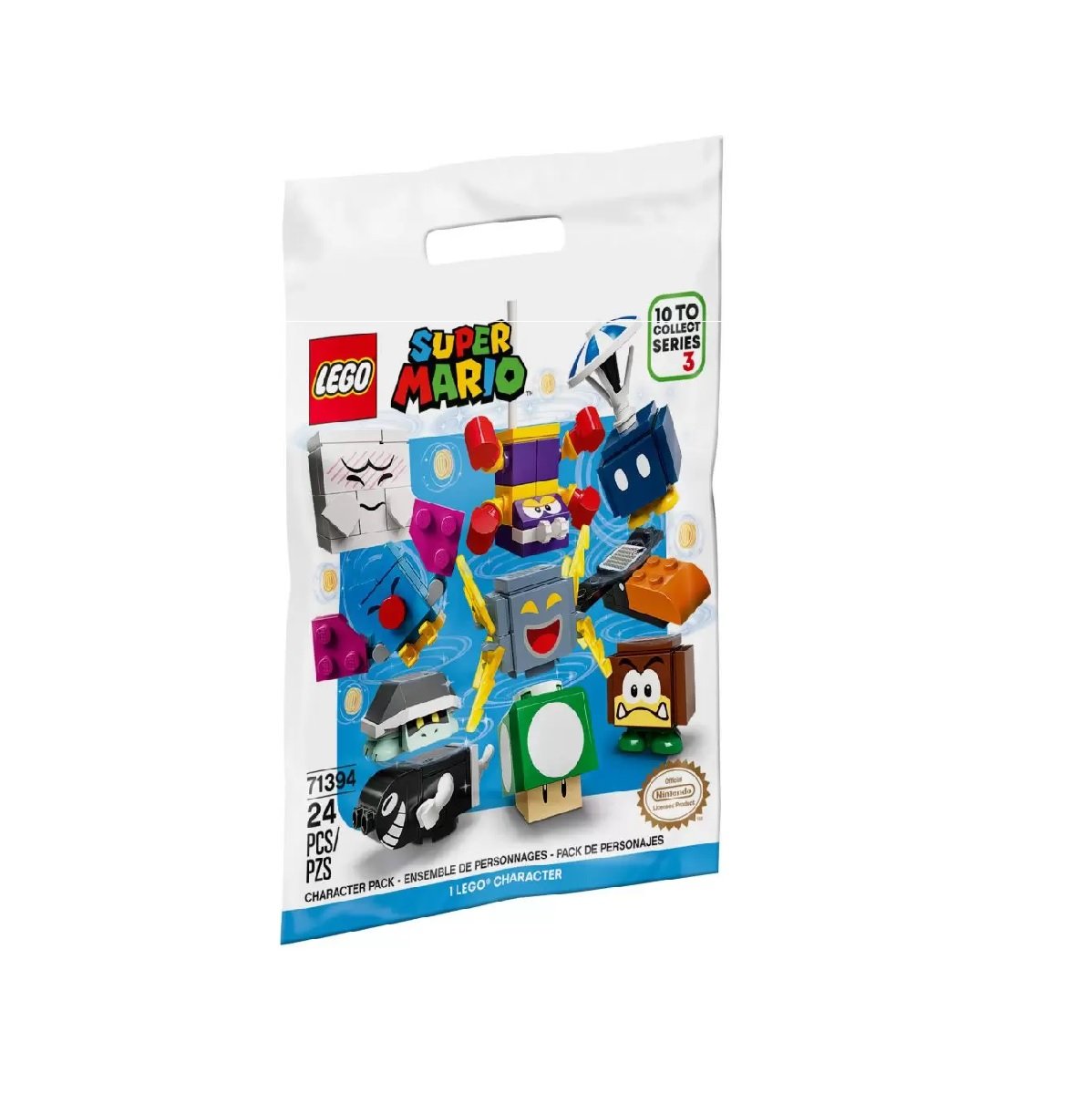 Lego Super Mario 24 Pc Serie 3 Pacote de Personagens 71394 - 1
