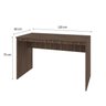 Escrivaninha Mesa Escritório 120cm Office Turim Espresso Móveis - 5