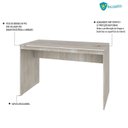 Ver imagem 6 de Escrivaninha Mesa Escritório 120cm Office Turim Espresso Móveis