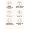 Removedor Fiapos e Pelos Elétrico sem Fio Papa Bolinhas Recarregável Led Potente e Ideal para Roupas - 4