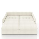 Ver imagem 3 de Sofá Cama Retrátil para Sala de Estar 174cm Una K01 Bouclê Cru - Lyam Decor