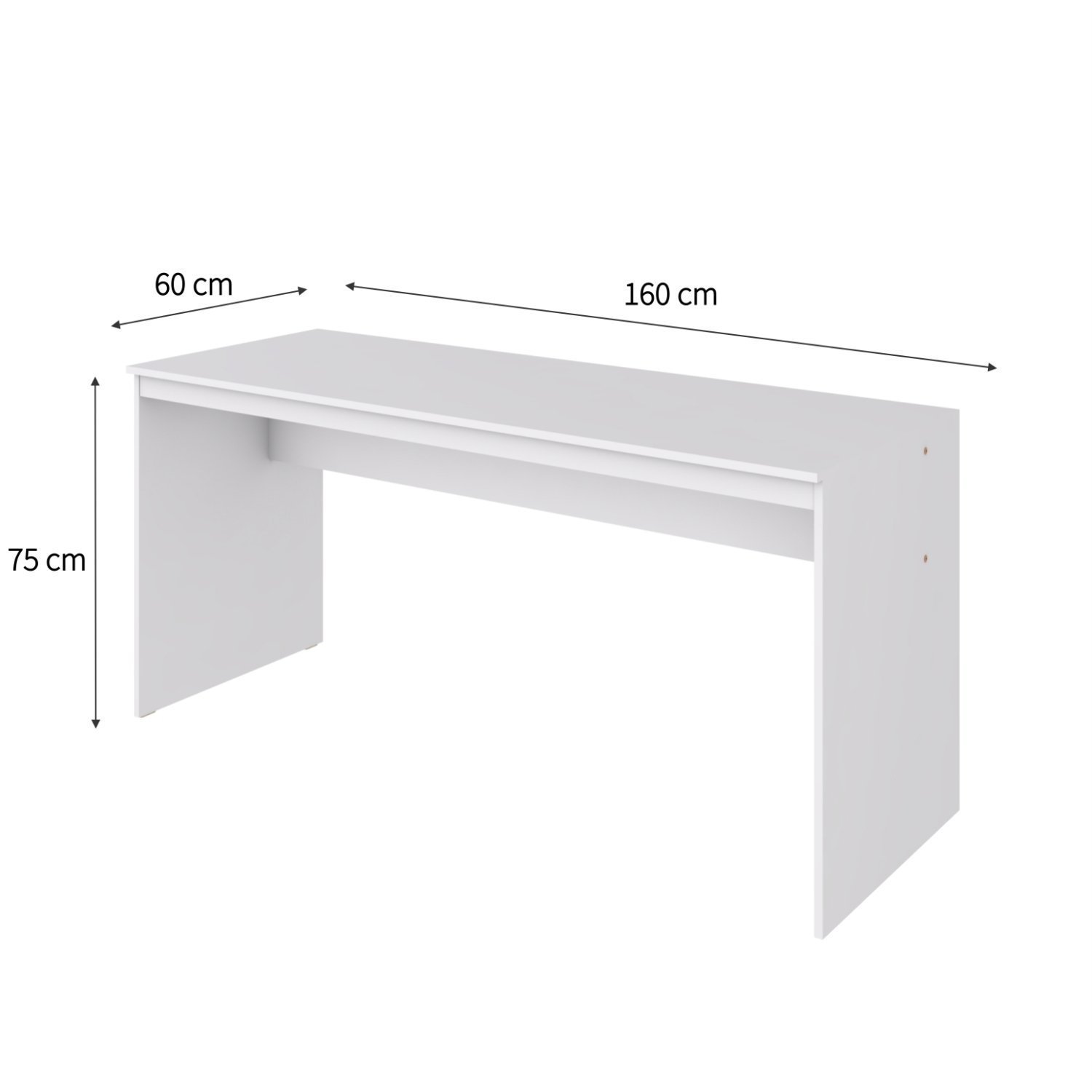 Mesa para Escritório Diretor 160cm Turim Espresso Móveis - 5