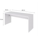 Ver imagem 5 de Escrivaninha Mesa Escritório Diretor 160cm Turim Espresso Móveis