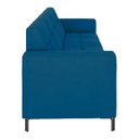 Ver imagem 6 de Sofá Living Decorativo Houston 2 Lugares 180cm Pés em Metal Veludo Azul G33 - Gran Belo