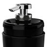 Dispenser Sabonete Líquido 500ml e Porta Sabonete em Barra Preto Pia Lavabo Stone Crippa - 3