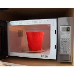Pipoqueira Silicone para Micro-ondas com Tampa Pipoca Rápida - 4