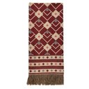 Ver imagem 4 de Manta Xale Sofá Decorativa Luxo Dupla Face Jacquard 1,40mx1,70m Istambul Vermelho