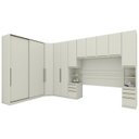 Ver imagem 1 de Quarto Casal Modulado Completo 6 Pecas Seletto Areia Henn