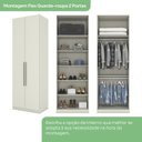 Ver imagem 6 de Quarto Casal Modulado Completo 6 Pecas Seletto Areia Henn