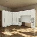 Ver imagem 2 de Quarto Casal Modulado Completo 6 Pecas Seletto Areia Henn