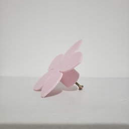 Puxador de Gaveta Flor Rosa (kit com 6 Unidades) - 4