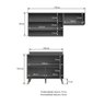 Cozinha Compacta 2 Peças 5 Portas 1 Nicho Porta Tempero Atena  - 5