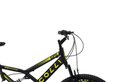 Ver imagem 4 de Bicicleta Gps 148 Dupla Suspensão e Freios V-brake, Aro 26 Aero, 36 Raias, 21 Marchas Colli Preto/am