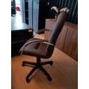 Ver imagem 2 de Cadeira Escritório Giratória Day Presidente Marrom CompreAlegre 100% Nacional