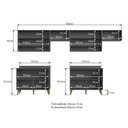 Ver imagem 5 de Cozinha Compacta 4 Peças 10 Portas 2 Nichos Porta Tempero Atena 
