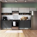 Ver imagem 1 de Cozinha Compacta 4 Peças 10 Portas 2 Nichos Porta Tempero Atena 