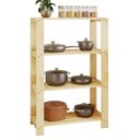 Ver imagem 1 de Estante Madeira Pinus 4 Prateleiras Sapateira Multiuso