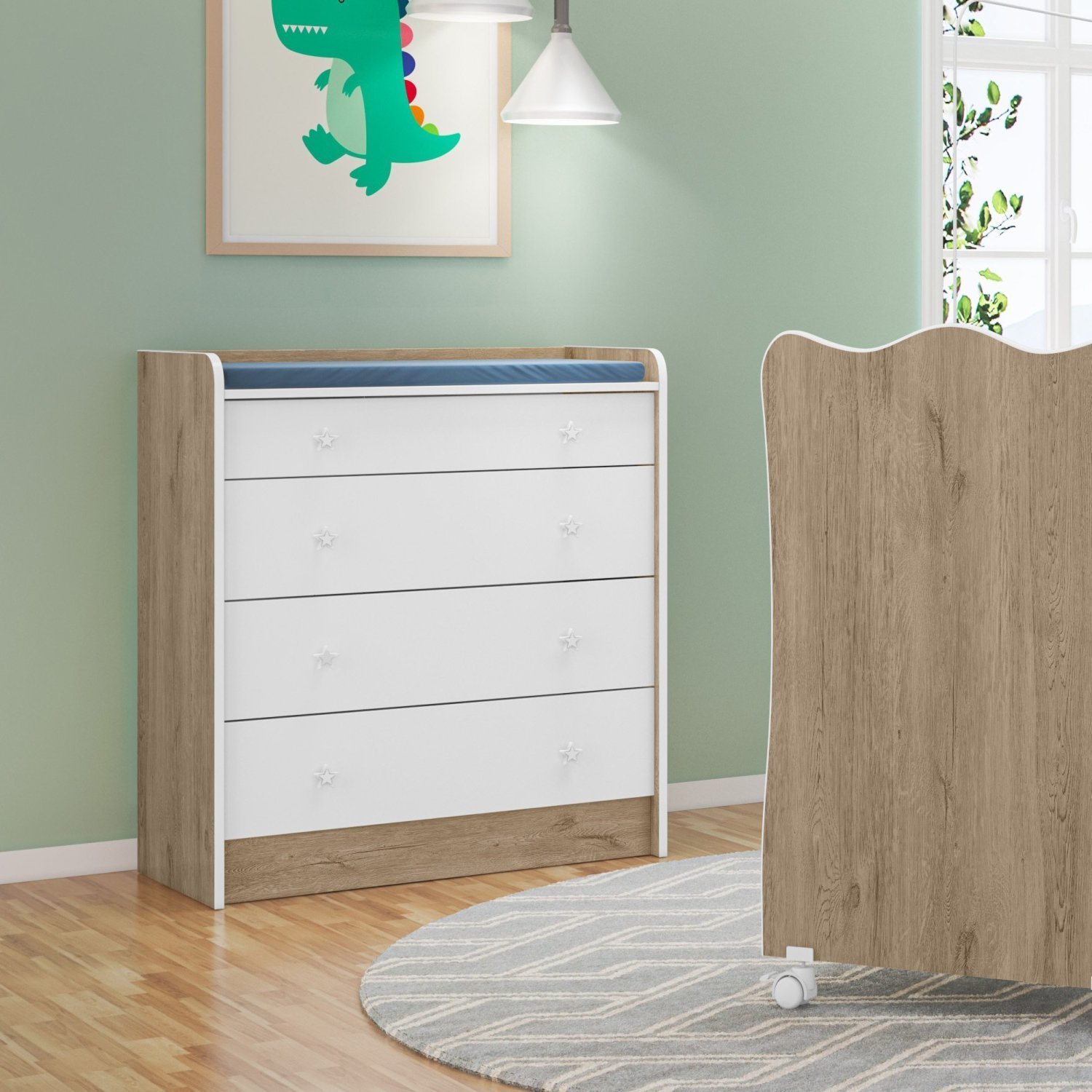 Cômoda de Bebê com Trocador Doce Sonho 2523 - 2