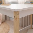 Ver imagem 5 de Escrivaninha Infantil Arredus em Madeira e MDF 92,6cm Branco e Natural
