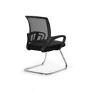 Ver imagem 6 de Kit Cadeiras de Escritório 1 Secretária Office + 2 Fixa - Preto