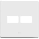 Ver imagem 1 de Placa 4x4 para 2 Módulos com Suporte Simon 20 Instalações Elétricas Residenciais Simon
