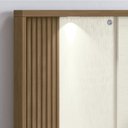 Ver imagem 6 de Cabeceira Casal Com 2 Mesas De Apoio Com Gaveta Bourbon