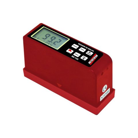 Medidor Brilho Digital Superfície Geometria Medição 20/60/85 Graus Rs-232 Br-1000 Portátil Com Malet
