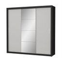 Ver imagem 4 de Guarda Roupa Casal 4 Espelhos 3 Portas de Correr 4 Gavetas Max Plus Espresso Móveis