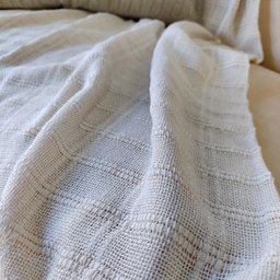 Xale para Sofá ou Poltrona em Algodão Cru 1,40 X 1,40 - 2