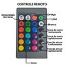 Lampada Led Colorida 16 Cores RGB 9W Multicolorida Controle Ajustavel Tom Iluminaçao Personalizada C - 5