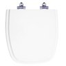 Assento Sanitário Laqueado Soft Close Flex Branco para vaso Deca - 2