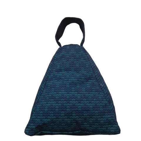 Peso de Porta Decorativo Azul