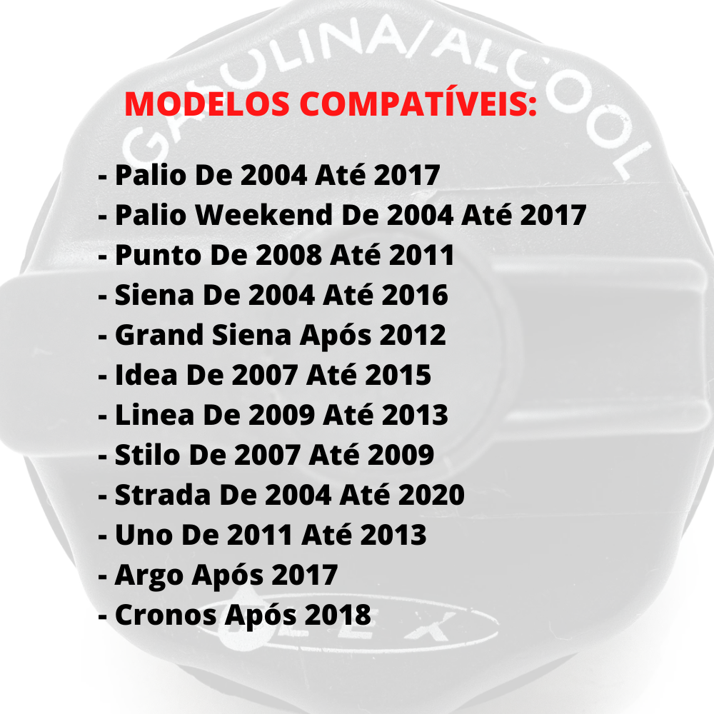 Tampa Bocal Tanque De Gasolina Vedada Punto De 2008 Até 2011 - 7